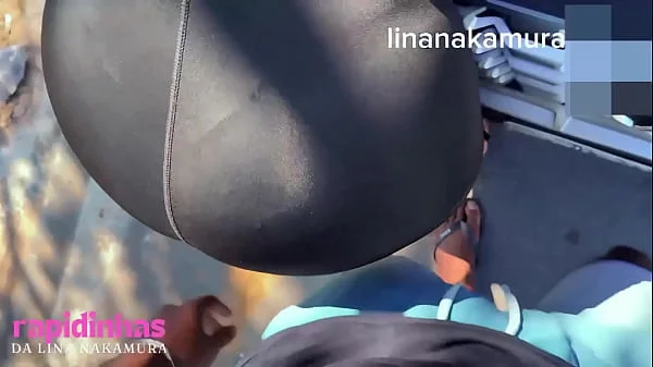 Dei minha bucetinha na estrada sem camisinha para Negão Caminhoneiro dotado que me ajudou a consertar o carro - asiática safadinha da a bucetinha na rodovia - Lina Nakamura - John Coffee